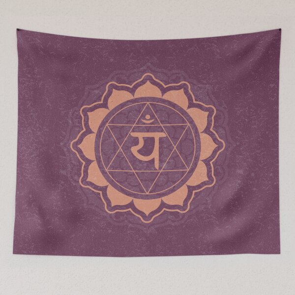 Item preview, Heart Chakra Mandala - Beet + Coral designed and sold by Irene Estelle.