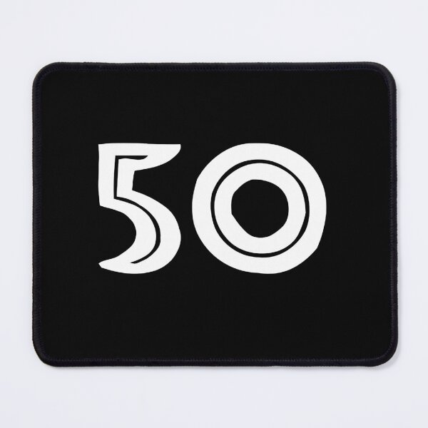 Item preview, 50, fifty, white, tribal, african designed and sold by Numbers-Art.
