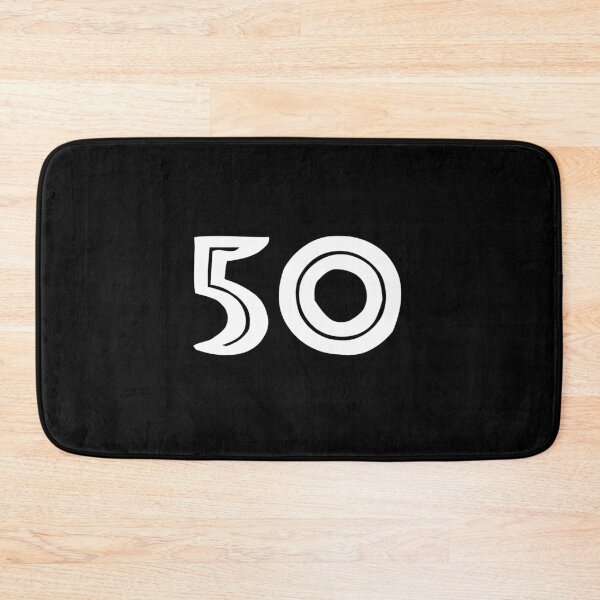 Item preview, 50, fifty, white, tribal, african designed and sold by Numbers-Art.