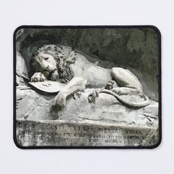 Item preview, Guardian's Repose, Lion of Lucerne designed and sold by Era-of-Traveler.