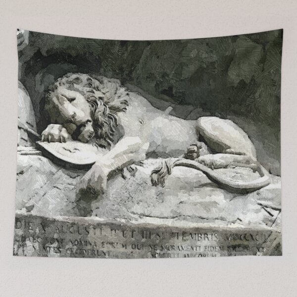 Item preview, Guardian's Repose, Lion of Lucerne designed and sold by Era-of-Traveler.