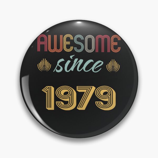 Item preview, Awesome Since 1979 T-Shirt, Vintage Birthday Gift Tee, Retro Style Tee, Classic Birthday Shirt, Unisex Shirt Design designed and sold by johnharry3.