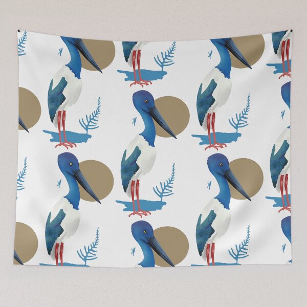 Item preview, Black necked Stork designed and sold by Karin Taylor.