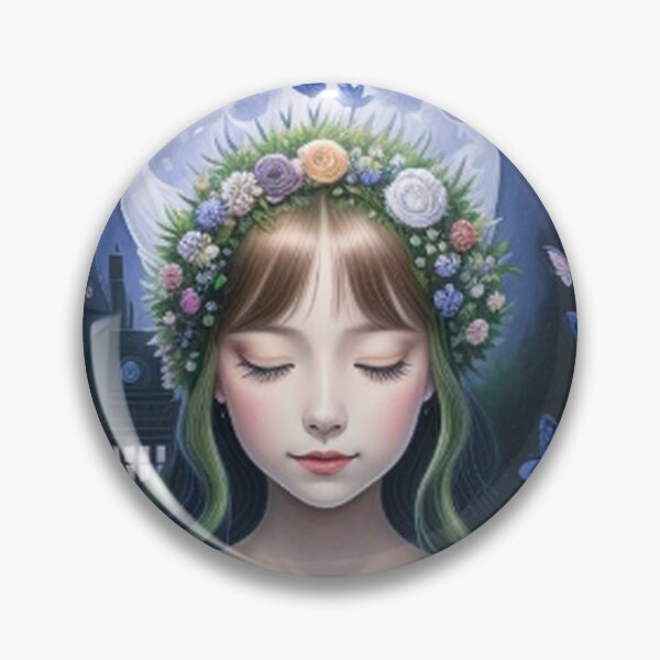 Item preview, Girl and Cat at the Magical Garden designed and sold by TheDarkWardrobe.