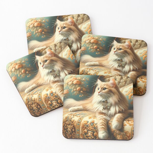 Item preview, Rococo Reverie: A Cat and Its Pendant designed and sold by DeenaDee.