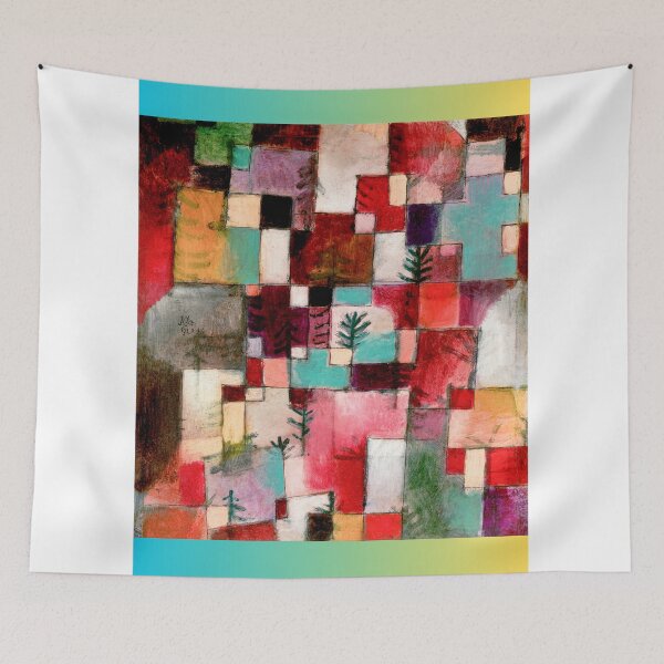 Item preview, "Red and Green, violet-yellow Rhythms". Paul Klee 1920 designed and sold by Andykinoz.