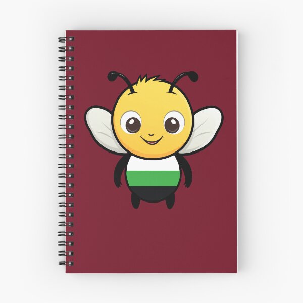 Item preview, Cute Neutrois Pride Flag Bee, Subtle Kawaii Neutrois Bee Design designed and sold by Travelslightly.