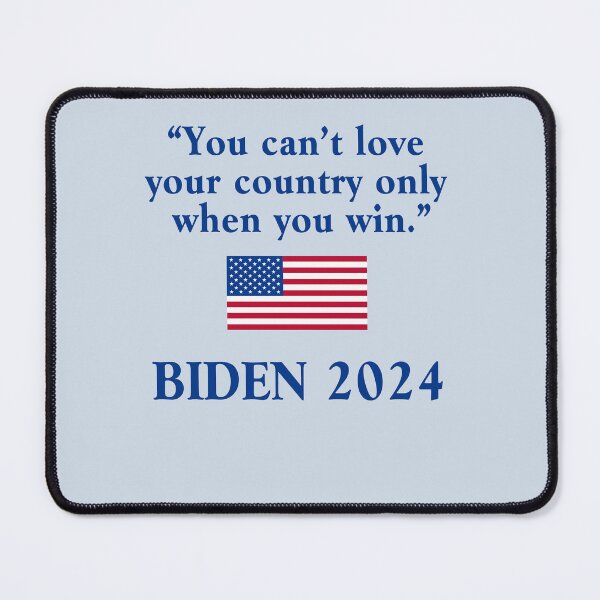 Item preview, YOU CANT LOVE YOUR COUNTRY ONLY WHEN YOU WIN BIDEN designed and sold by LoveAndDefiance.