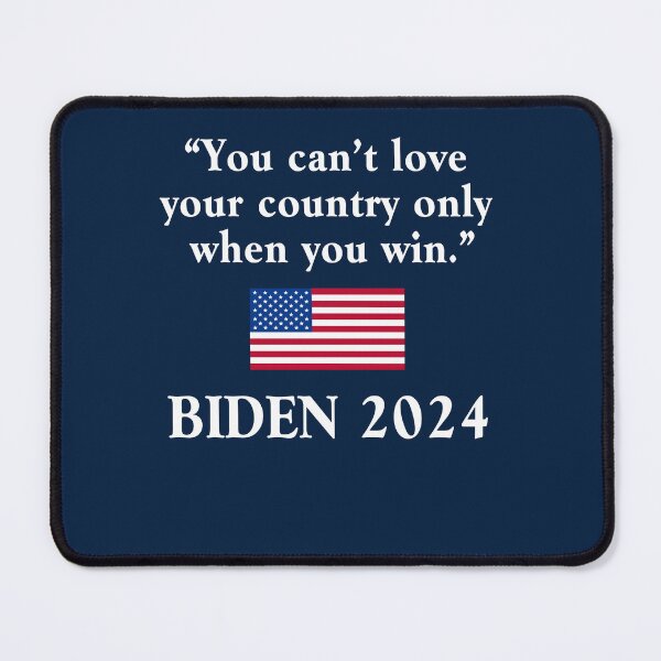 Item preview, YOU CANT LOVE YOUR COUNTRY ONLY WHEN YOU WIN BIDEN designed and sold by LoveAndDefiance.