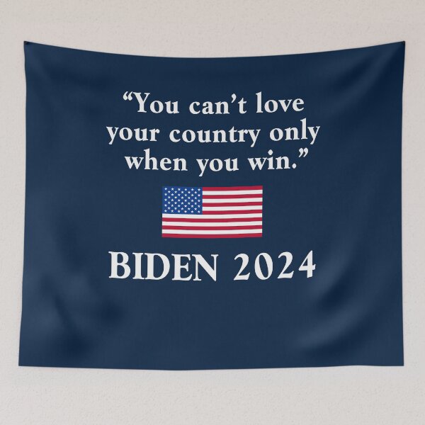 Item preview,  YOU CANT LOVE YOUR COUNTRY ONLY WHEN YOU WIN BIDEN designed and sold by LoveAndDefiance.