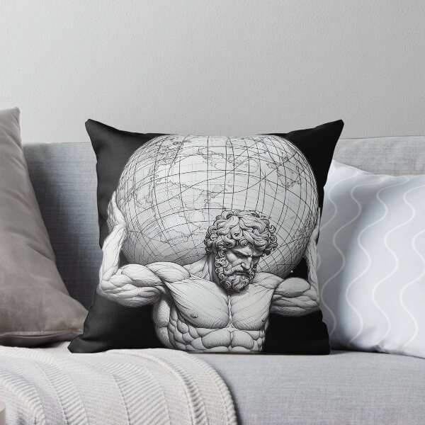 Item preview, ATLAS HOLDING THE EARTH designed and sold by Foxlindesigns.