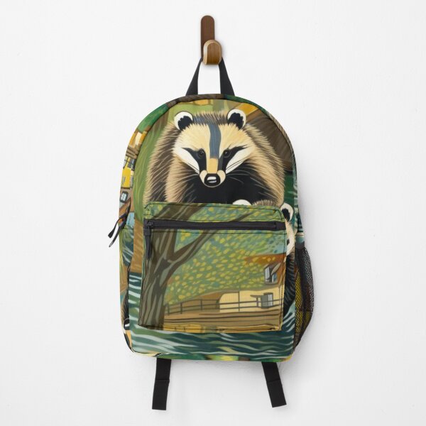 Item preview, Cute Badgers Family Crossing River Bend Zoo Pals designed and sold by sportsimpact.