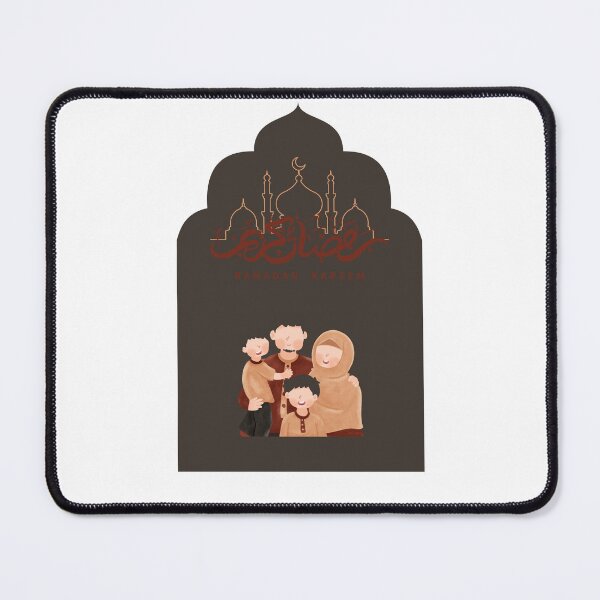 Item preview, Ramathan Kareem with family "Mom Dad and 2 Boys" Brown color. designed and sold by DamiCrea82.