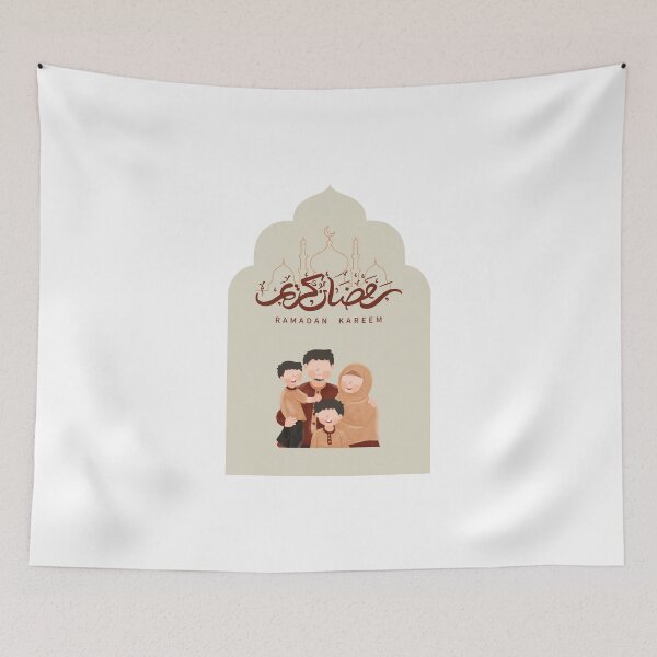 Item preview, Ramathan Kareem with family "Mom Dad and 2 boys" Beige color. designed and sold by DamiCrea82.