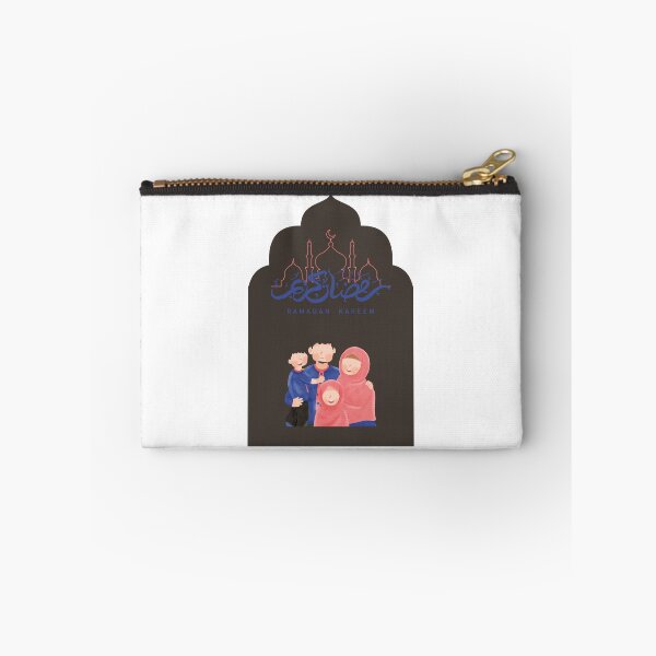 Item preview, Ahla Ramathan Kareem with family "Mom Dad and 1 girl and 1 boy" brown color. designed and sold by DamiCrea82.