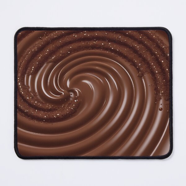 Item preview, Velvety Cocoa Cascade: 3D Chocolate Wave Delight designed and sold by hmadan.