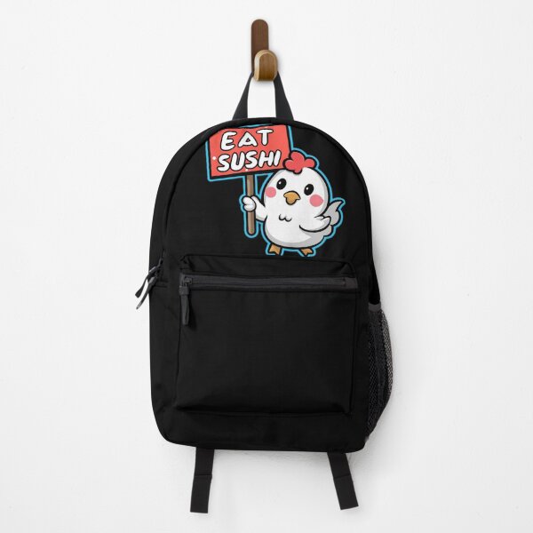 Item preview, Chicken Holding A Sign, Eat Sushi designed and sold by PlanetMarker.