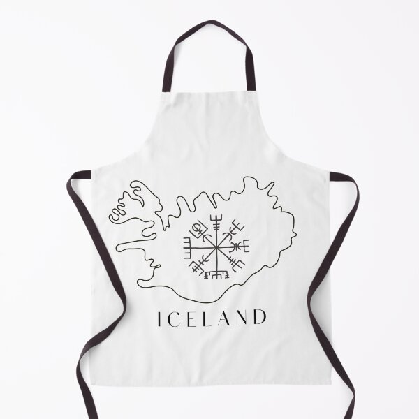 Item preview, Iceland Map & Rune (Vegvisir or Wayfinder)...The Runic Compass designed and sold by AlmaBonitaStore.