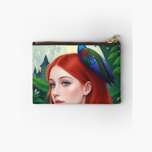 Item preview, Girl and Magical Peacock Garden designed and sold by TheDarkWardrobe.
