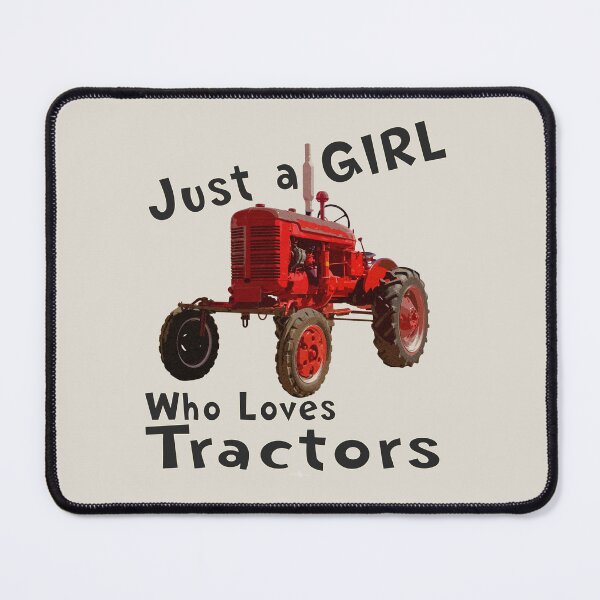 Item preview, Just a girl who loves tractors designed and sold by SEADOGPRINTS.