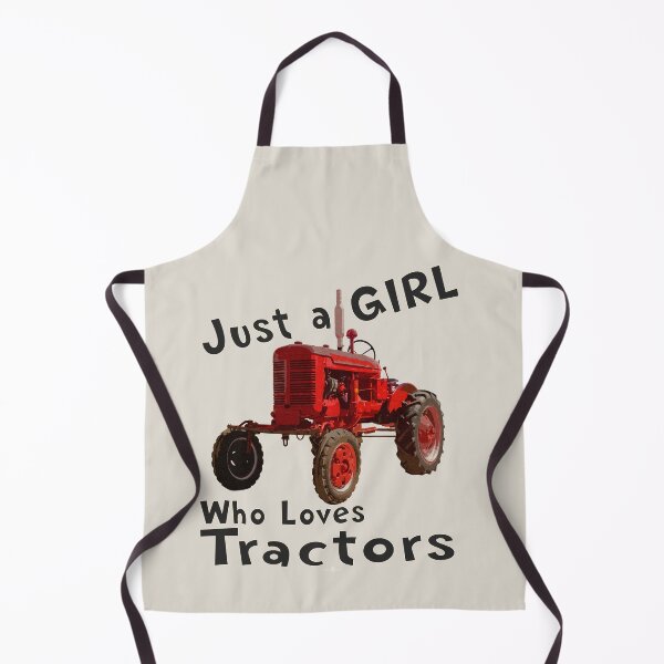 Item preview, Just a girl who loves tractors designed and sold by SEADOGPRINTS.