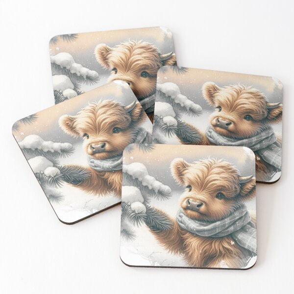 Item preview, Highland Calf Winter designed and sold by TheAnimalZ00.