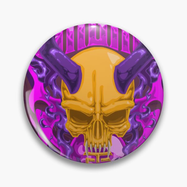 Artikelvorschau, Enigma böser goldener Schädel entworfen und verkauft von BONE INK.