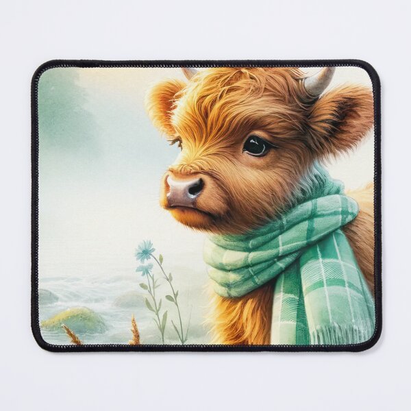 Item preview, Baby Highland Cow By The Sea designed and sold by TheAnimalZ00.