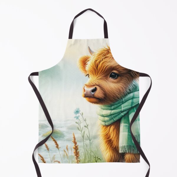 Item preview, Baby Highland Cow By The Sea designed and sold by TheAnimalZ00.