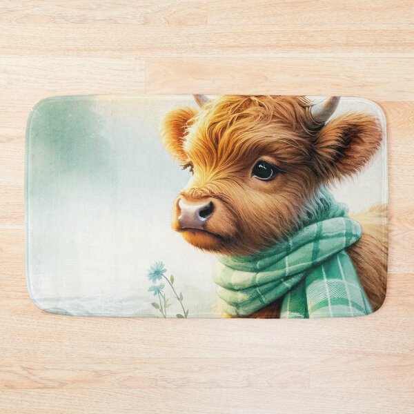 Item preview, Baby Highland Cow By The Sea designed and sold by TheAnimalZ00.