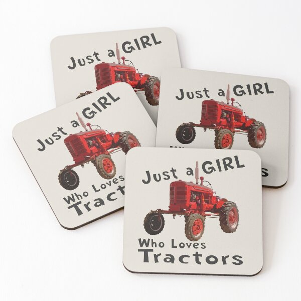 Item preview, Just a girl who loves tractors designed and sold by SEADOGPRINTS.