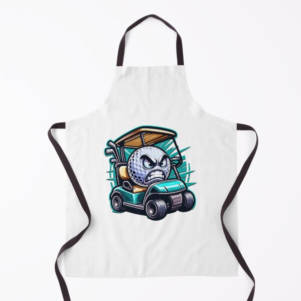 Item preview, Mad Golf Ball on a Golf Cart designed and sold by PassionforLove.