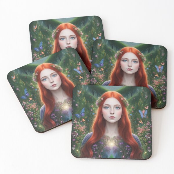 Item preview, Girl at the Magical Garden designed and sold by TheDarkWardrobe.