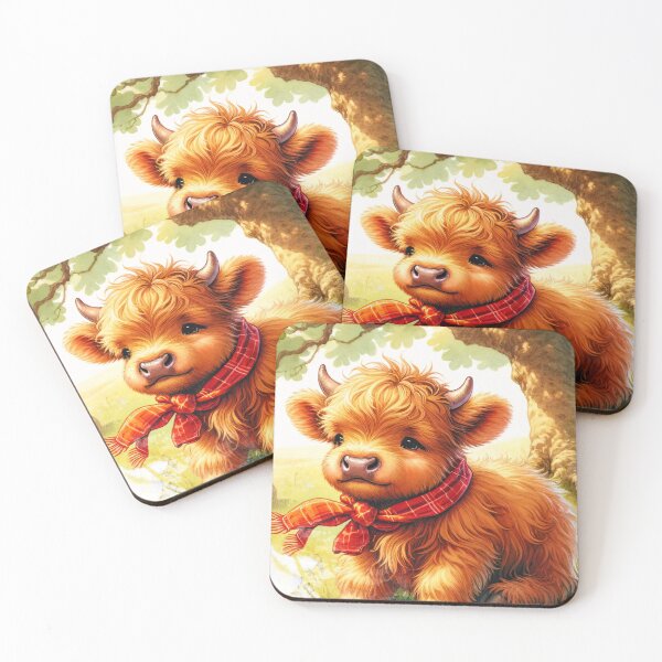 Item preview, Cute Highland Cow Art designed and sold by TheAnimalZ00.