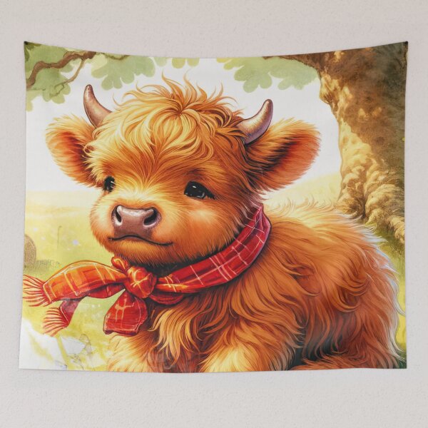 Item preview, Cute Highland Cow Art designed and sold by TheAnimalZ00.