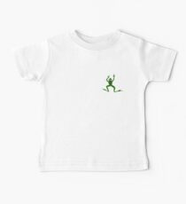 Jumping and avoiding bullets. Baby Tee