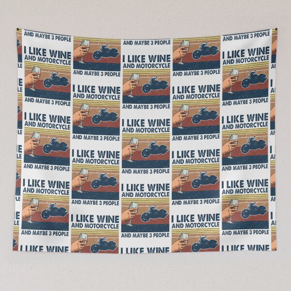 Item preview, I like Wine and Motorcycle maybe 3 people designed and sold by shainamayert.