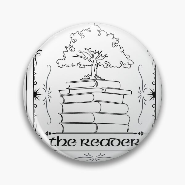 Item preview, The Reader Tarot Card in Black designed and sold by KWZCreates.