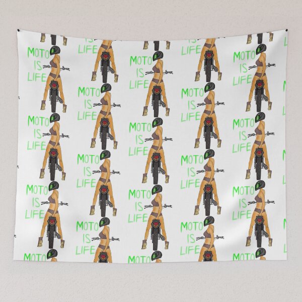 Item preview, LA MOTO ES VIDA designed and sold by shainamayert.