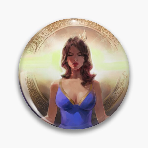 Item preview, Redhead in flapper dress against the spirit world designed and sold by jackscomics.