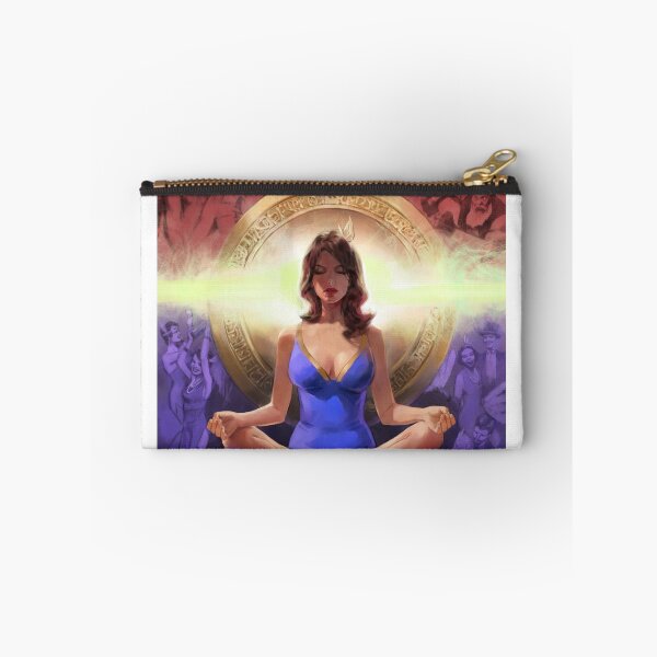 Item preview, Redhead in flapper dress against the spirit world designed and sold by jackscomics.