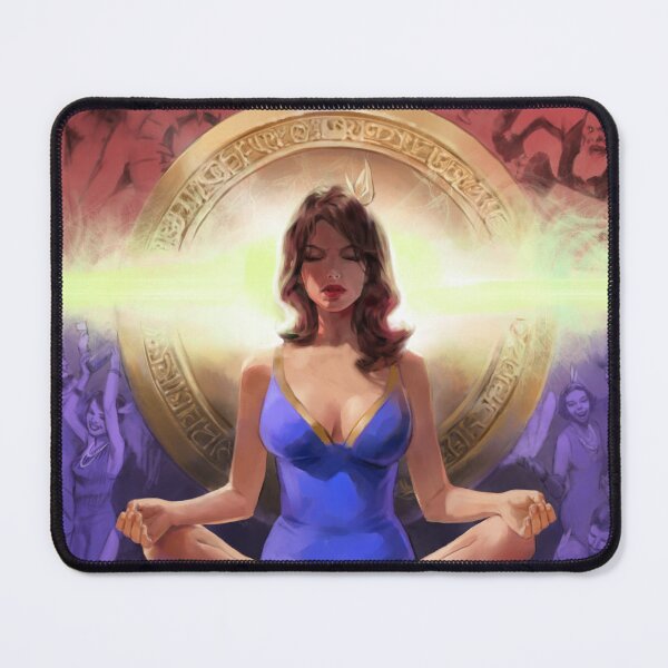 Item preview, Redhead in flapper dress against the spirit world designed and sold by jackscomics.