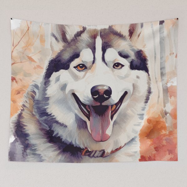 Item preview, Siberian Husky Face designed and sold by TheAnimalZ00.