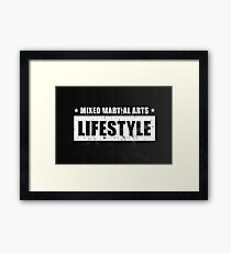 MMA Lifestyle Brand - Block Framed Print