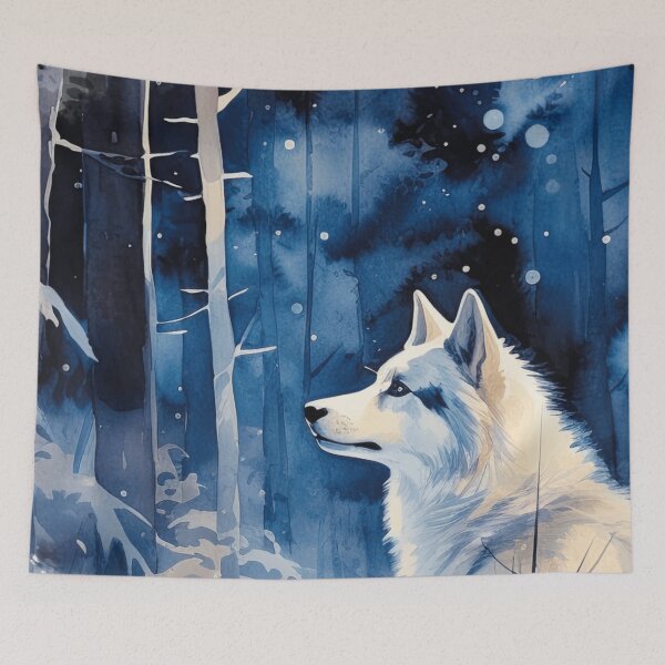 Item preview, Siberian Husky Night designed and sold by TheAnimalZ00.