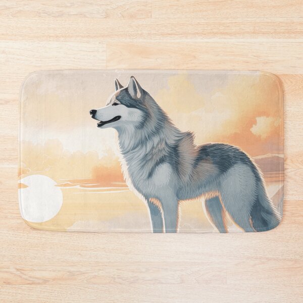 Item preview, Siberian Husky In The Mountains designed and sold by TheAnimalZ00.