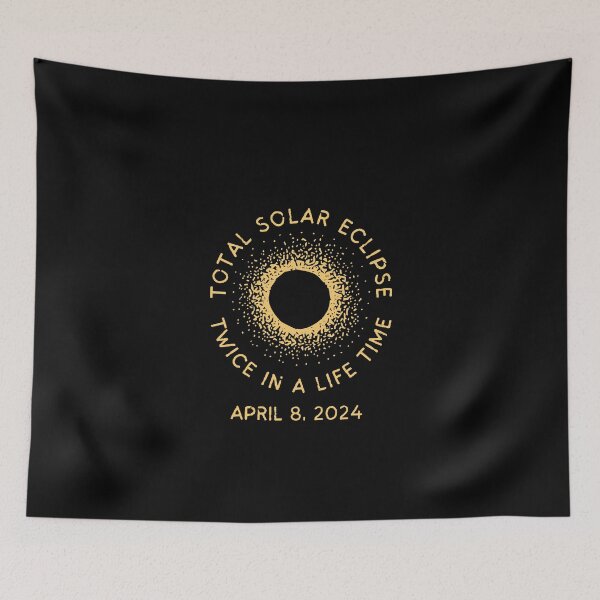 Item preview, Total Solar Eclipse in 2024 - April 8 - Twice in a Life Time designed and sold by patternjp.