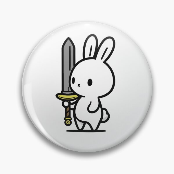 Artikelvorschau, Hase mit Schwert entworfen und verkauft von YuckUncky.