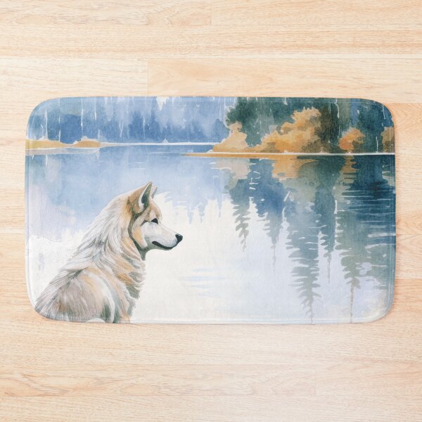 Item preview, Siberian Husky In The Forest Landscape designed and sold by TheAnimalZ00.