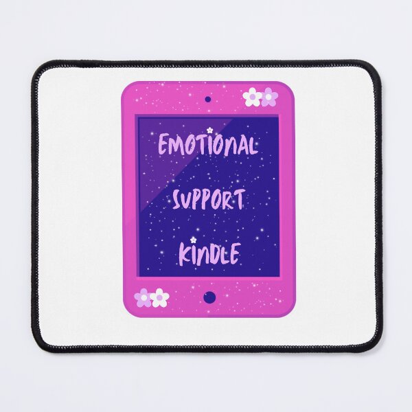 Item preview, Emotional Support Kindle Pink designed and sold by MadeByJadex.